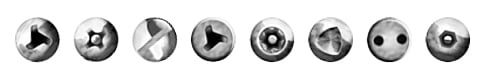 Examples of Tamper-Proof Screw Heads