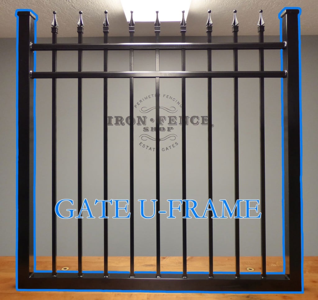 Iron and Aluminum Gate U-Frame