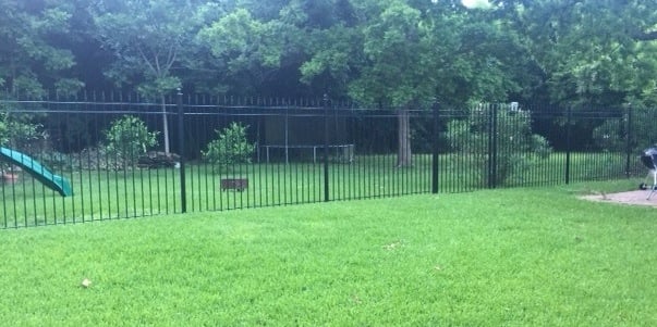 6ft Tall Iron Fence in Classic  Style Traditional Grade
