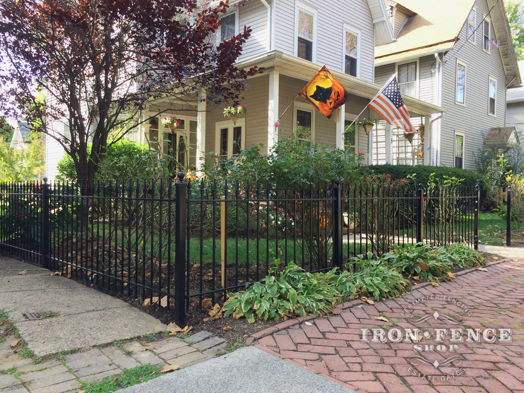3ft Tall Wrought Iron Fence in Classic Style and Traditional Grade
