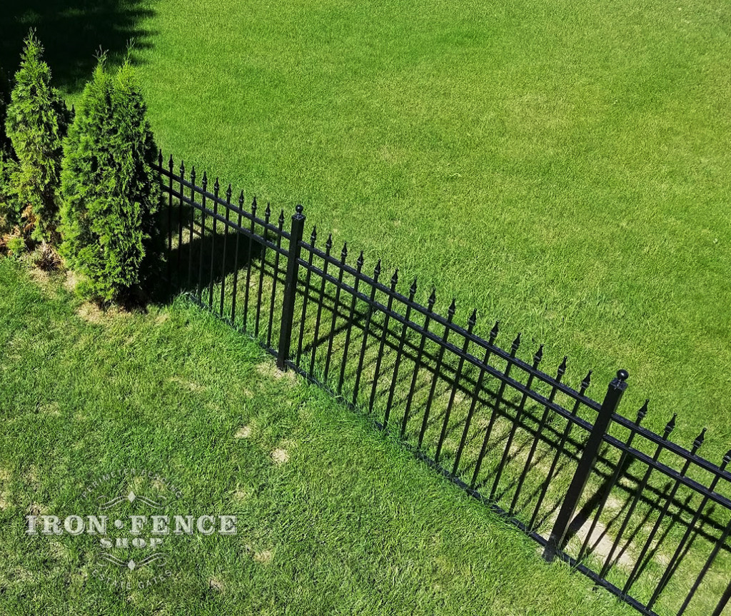 Our Infinity Aluminum Fence Integrates Beautifully with Landscaping!