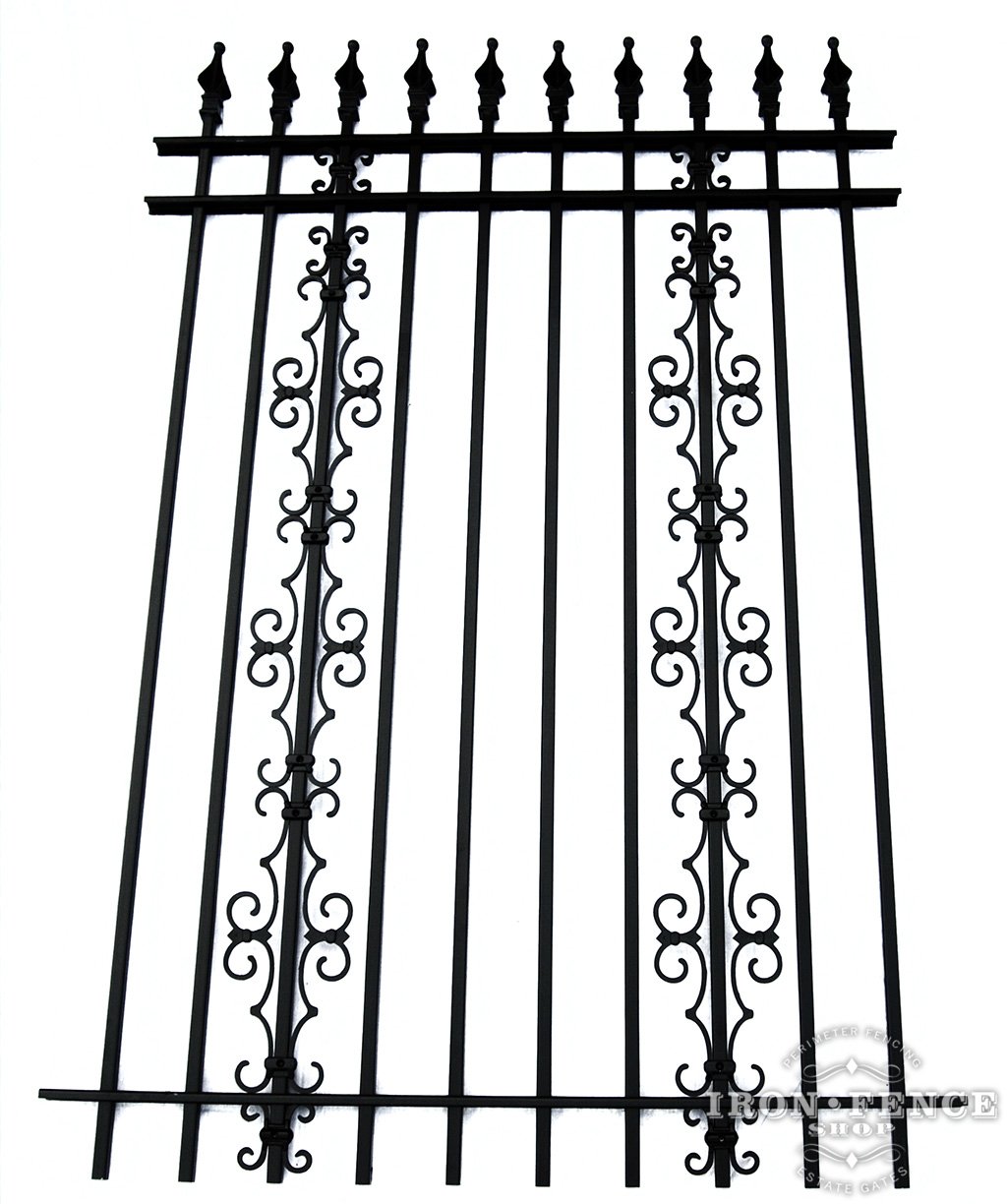 Custom Wrought Iron Fence Panels and Gates without the ...